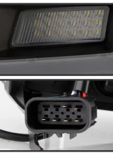 Xtune Black Smoked DRL LED Light Bar Projector Headlights Cadillac Escalade 2007-2014                                     - PRO-JH-CAES07-LB-BSM - Image 4