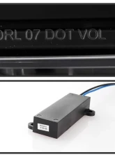 Xtune Black Smoked DRL LED Light Bar Projector Headlights Cadillac Escalade 2007-2014                                     - PRO-JH-CAES07-LB-BSM - Image 6