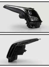 Xtune OEM Right Passenger Side Halogen Projector Headlights Cadillac ATS 2013-2018                                     - PRO-JH-CATS14-OE-R - Image 2