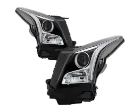 Xtune OE Chrome LED DRL Projector Headlights Cadillac ATS 2013-2018