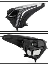 Xtune OE Left Driver Side Full LED Projector Headlight Cadillac XT5 2017-2019                                     - PRO-JH-CAXT517-LED-OE-L - Image 2