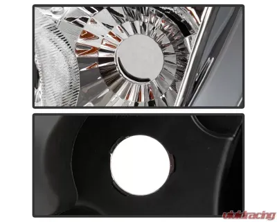 Xtune Chrome Light Bar DRL Projector Headlights Chevrolet Cobalt | Pontiac G5 | Pursuit 2005-2010 - PRO-JH-CCOB05-LBBRL-C