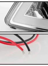 Xtune Chrome Light Bar DRL Projector Headlights Chevrolet Cobalt | Pontiac G5 | Pursuit 2005-2010                                     - PRO-JH-CCOB05-LBBRL-C - Image 6