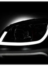 Xtune Chrome Light Bar DRL Projector Headlights Chevrolet Cobalt | Pontiac G5 | Pursuit 2005-2010                                     - PRO-JH-CCOB05-LBBRL-C - Image 10