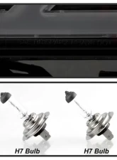 Xtune Black Smoked LED DRL Light Bar Projector Headlights Chevrolet Impala 2014-2019                                     - PRO-JH-CIM15-LB-BSM - Image 6