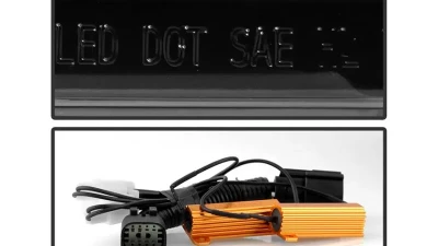 Xtune Chrome Factory Style Projector LED Headlights with LED DRL Chevrolet Silverado 1500 2016-2018                                     - PRO-JH-CS17-FLED-OE-C - Image 5