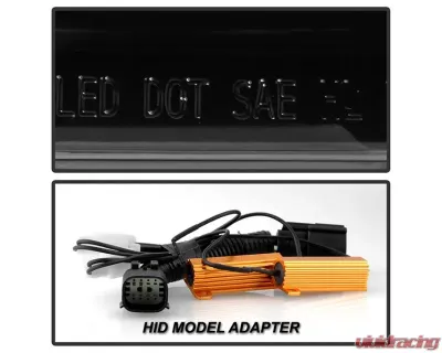 Xtune Chrome Factory Style Projector LED Headlights with LED DRL Chevrolet Silverado 1500 2016-2018 - PRO-JH-CS17-FLED-OE-C