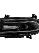 Xtune POE OE Left w/LED DRL Halogen Headlight Dodge Charger 2015-2018                                     - PRO-JH-DCH15-OE-BK-L - Image 10