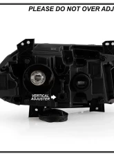 Xtune POE OE Left w/LED DRL Halogen Headlight Dodge Charger 2015-2018                                     - PRO-JH-DCH15-OE-BK-L - Image 6