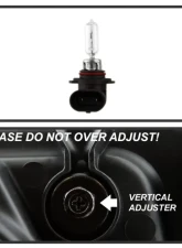 Xtune Black CCFL Halo Projector Headlights Halogen Model Only Dodge Challenger 2008-2014                                     - PRO-JH-DCHAL08-HA-BK - Image 5