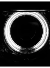 Xtune Black CCFL Halo Projector Headlights Halogen Model Only Dodge Challenger 2008-2014                                     - PRO-JH-DCHAL08-HA-BK - Image 8