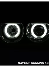 Xtune Black CCFL Halo Projector Headlights Halogen Model Only Dodge Challenger 2008-2014                                     - PRO-JH-DCHAL08-HA-BK - Image 10