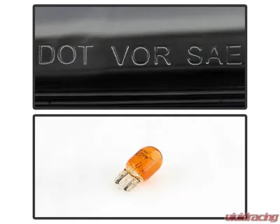 Xtune Black DRL Light Bar Projector Headlights HID Models Only Dodge Dart 2013-2016 - PRO-JH-DDART13-HID-LB-BK