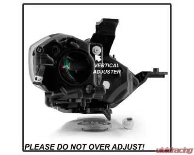 Xtune Chrome DRL Light Bar Projector Headlights HID Models Only Dodge Dart 2013-2016 - PRO-JH-DDART13-HID-LB-C