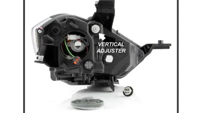 Xtune Chrome DRL Light Bar Projector Headlights Halogen Models Only Dodge Dart 2013-2016                                     - PRO-JH-DDART13-LB-C - Image 5