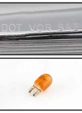 Xtune Chrome DRL Light Bar Projector Headlights Halogen Models Only Dodge Dart 2013-2016                                     - PRO-JH-DDART13-LB-C - Image 6