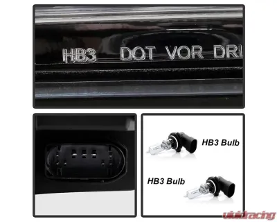 Xtune OE Chrome Left Driver Side OEM Style Projector Headlights Ram 1500 | 2500 | 3500 2016-2019 - PRO-JH-DR16-OE-L