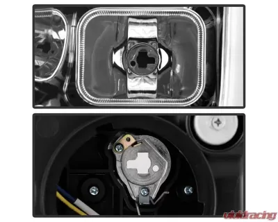 Xtune Chrome DRL LED Light Bar Projector Headlights Ford F150 2018-2020 - PRO-JH-FF15018-LB-C
