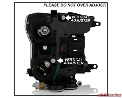 Xtune Chrome DRL LED Light Bar Projector Headlights Ford F150 2018-2020 - PRO-JH-FF15018-LB-C