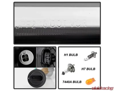 Xtune Chrome DRL LED Light Bar Projector Headlights Ford F150 2018-2020 - PRO-JH-FF15018-LB-C