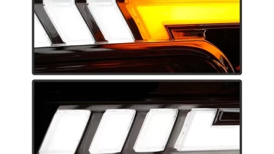 Xtune Chrome DRL LED Light Bar Projector Headlights Ford F150 2018-2020                                     - PRO-JH-FF15018-LB-C - Image 9