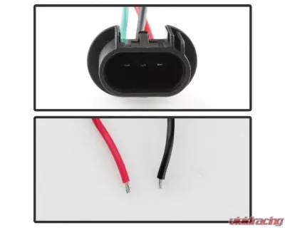 Xtune Black Light Tube DRL Projector Headlights Ford F250 | F350 | F450 Super Duty 2011-2016 - PRO-JH-FF25011-LBBRL-BK