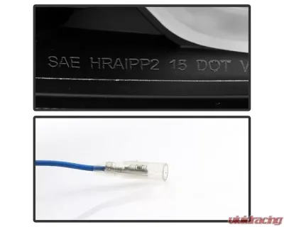 Xtune Black Full LED Headlights with LED Light Bar Ford Focus 2015-2018 - PRO-JH-FFOC15-FLED-BK