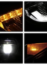 Xtune Chrome Full LED Headlights with LED Light Bar Ford Focus 2015-2018                                     - PRO-JH-FFOC15-FLED-C - Image 11