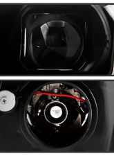 Xtune Black DRL LED Light Bar Projector Headlights Ford Focus 2015-2018                                     - PRO-JH-FFOC15-LB-BK - Image 3