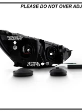 Xtune Black DRL LED Light Bar Projector Headlights Ford Focus 2015-2018                                     - PRO-JH-FFOC15-LB-BK - Image 7