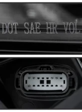 Xtune Black Halogen Projector Headlight Set Ford Fusion 2013-2016                                     - PRO-JH-FFUS13-AM-BK - Image 4