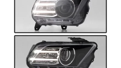 Xtune OE Right Passenger Side Xenon OE Projector Headlights Ford Mustang 2013-2014                                     - PRO-JH-FM13-HID-OE-R - Image 9