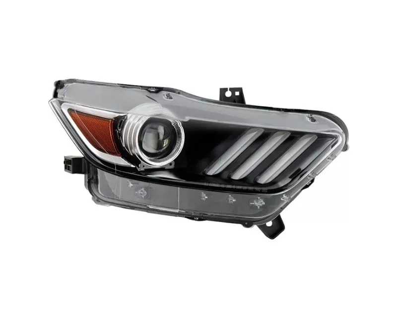 Xtune OE Right Passenger Side Xenon HID LED DRL Projector Headlights Ford Mustang 2015-2017 - PRO-JH-FM15-HID-OE-R