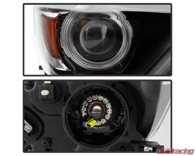 Xtune OE Right Passenger Side Xenon HID LED DRL Projector Headlights Ford Mustang 2015-2017 - PRO-JH-FM15-HID-OE-R