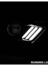 Xtune OE Right Passenger Side Xenon HID LED DRL Projector Headlights Ford Mustang 2015-2017                                     - PRO-JH-FM15-HID-OE-R - Image 10