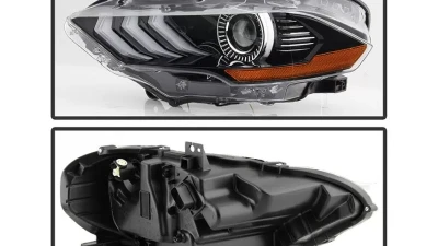 Xtune OE Left Driver Side Full LED Projector Headlight Ford Mustang 2018-2020                                     - PRO-JH-FM18-LED-OE-L - Image 2