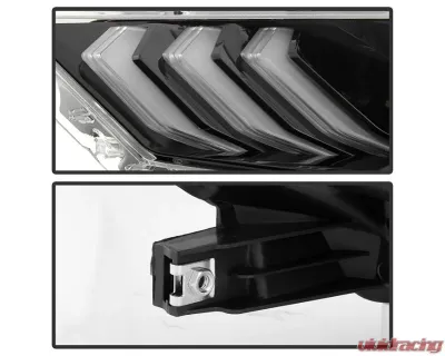 Xtune OE Left Driver Side Full LED Projector Headlight Ford Mustang 2018-2020 - PRO-JH-FM18-LED-OE-L
