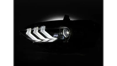 Xtune OE Left Driver Side Full LED Projector Headlight Ford Mustang 2018-2020                                     - PRO-JH-FM18-LED-OE-L - Image 7