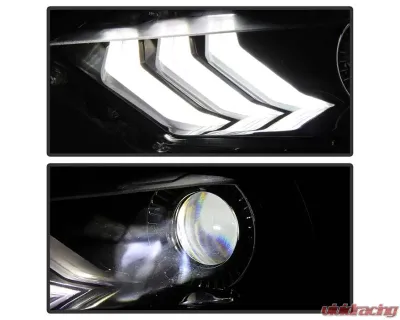 Xtune OE Left Driver Side Full LED Projector Headlight Ford Mustang 2018-2020 - PRO-JH-FM18-LED-OE-L