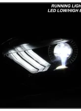 Xtune OE Left Driver Side Full LED Projector Headlight Ford Mustang 2018-2020                                     - PRO-JH-FM18-LED-OE-L - Image 10