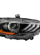 Xtune OE Right Passenger Side Full LED Projector Headlight Ford Mustang 2018-2020                                     - PRO-JH-FM18-LED-OE-R - Image 10