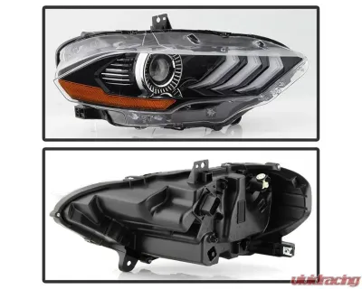 Xtune OE Right Passenger Side Full LED Projector Headlight Ford Mustang 2018-2020 - PRO-JH-FM18-LED-OE-R