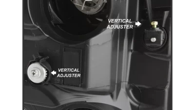 Xtune Black Smoked Light Bar DRL Projector Headlights Ford F250 | F350 | F450 Super Duty 2011-2016                                     - PRO-JH-FS11-LBBRL-BSM - Image 5