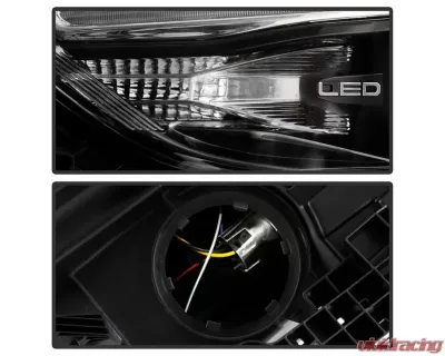 Xtune OE Left Driver Side LED Projector Headlights GMC Terrain 2018-2022 - PRO-JH-GTE18-FLED-OE-L