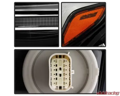 Xtune OE Left Driver Side LED Projector Headlights GMC Terrain 2018-2022 - PRO-JH-GTE18-FLED-OE-L