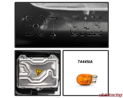 Xtune OE Left Driver Side LED Projector Headlights GMC Terrain 2018-2022 - PRO-JH-GTE18-FLED-OE-L