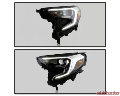Xtune OE Left Driver Side LED Projector Headlights GMC Terrain 2018-2022 - PRO-JH-GTE18-FLED-OE-L