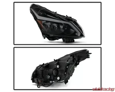 Xtune Black Smoked LED Projector Headlights w/ Sequential Xtune Black Smoked LED Projector Headlights w/ Sequential