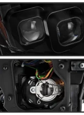 Xtune Black Smoked LED Stripe Projector Headlights w/ Sequential Turn Signal Infiniti G37 Sedan | G25 | Q40 2010-2015                                     - PRO-JH-IG3507-4D-LB-BSM - Image 3