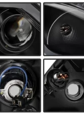 Xtune Black Smoked LED Stripe Projector Headlights w/ Sequential Turn Signal Infiniti G37 Sedan | G25 | Q40 2010-2015                                     - PRO-JH-IG3507-4D-LB-BSM - Image 4